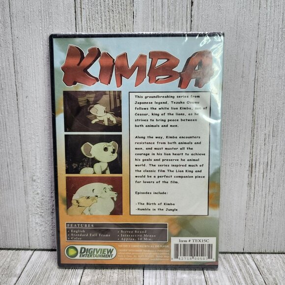 Kimba: The Lion Volume 1 DVD 2006 - NEW SEALED! - Picture 2 of 3